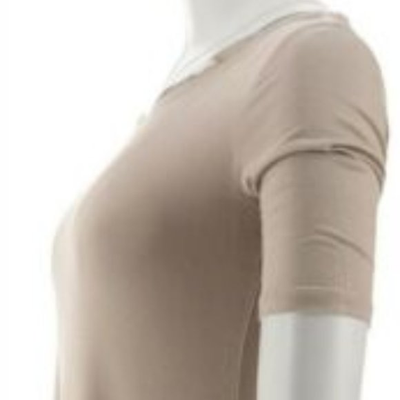 NWT‎ LOGO LORI GOLDSTEIN PRINTED TRIM JUTE TOP XXS - Picture 4 of 10